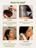Natural Brown Hair Colour - 100gm(No Ammonia, Premium Quality, Lasts 3 Weeks)