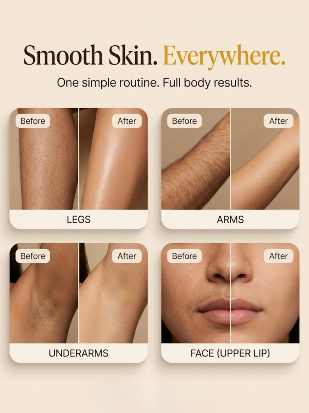 Turmeric Body Hair Removal Spray