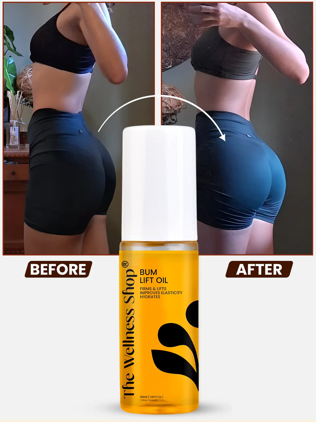 Natural Bum Lift Tailam-Get firmer, lifted Curves in 8–12 Weeks